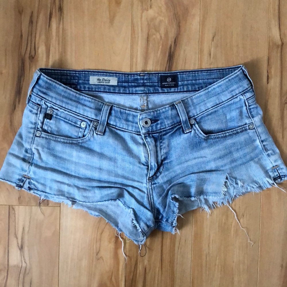 AG Adriano Goldschmied denim cutoffs